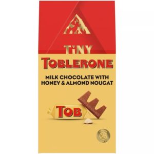 Toblerone Tiny Milk Chocolate Honey Almond Nougat Bars 5.07oz Gift Box 8ct